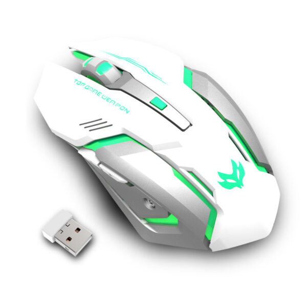 Wireless Charging Silent Gaming Mouse Machinery - immagine 4