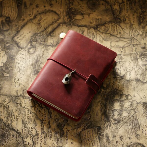 Travel Notebook Cowhide Leather Diary Vintage - immagine 9