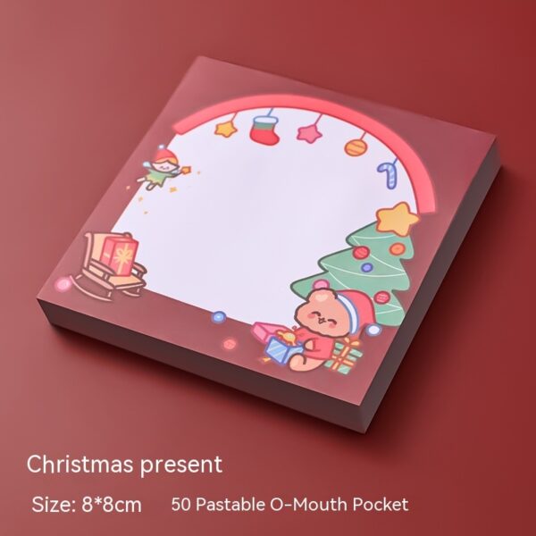 Cartoon Christmas Sticky Notes Student Stationery - immagine 4