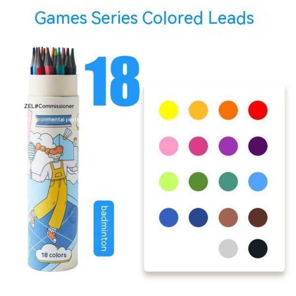 Zhenglin Sports Series Color Pencil 24 Color 36 Color Children - immagine 10