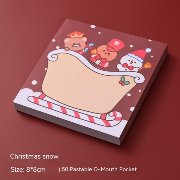 Cartoon Christmas Sticky Notes Student Stationery - immagine 5