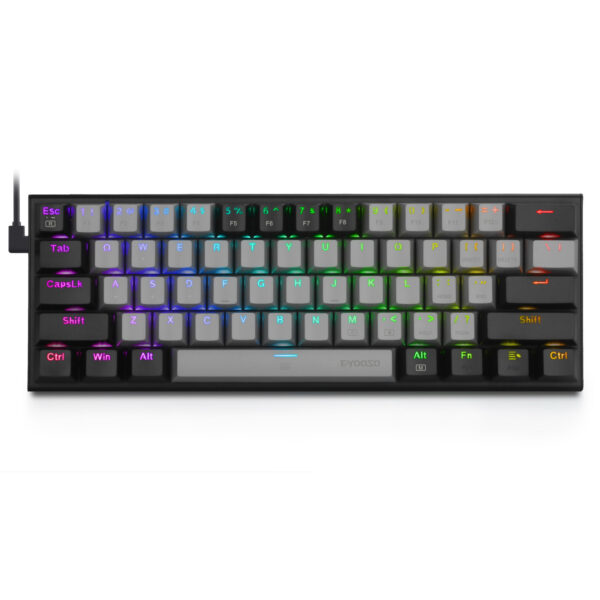 Key Mechanical Keyboard Two Colors Key CAP Computer E-sports Game MonochromeRGB Light - immagine 9