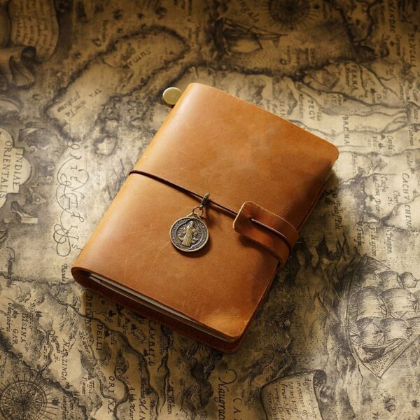 Travel Notebook Cowhide Leather Diary Vintage - immagine 6