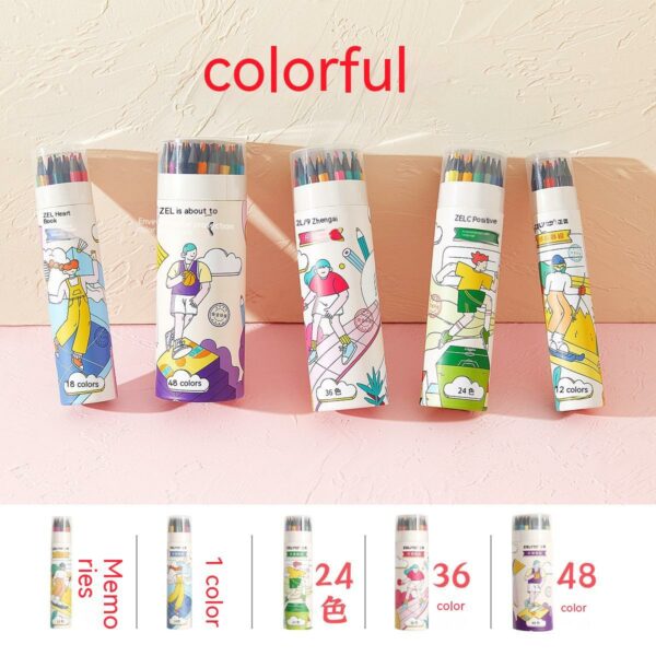 Zhenglin Sports Series Color Pencil 24 Color 36 Color Children - immagine 7