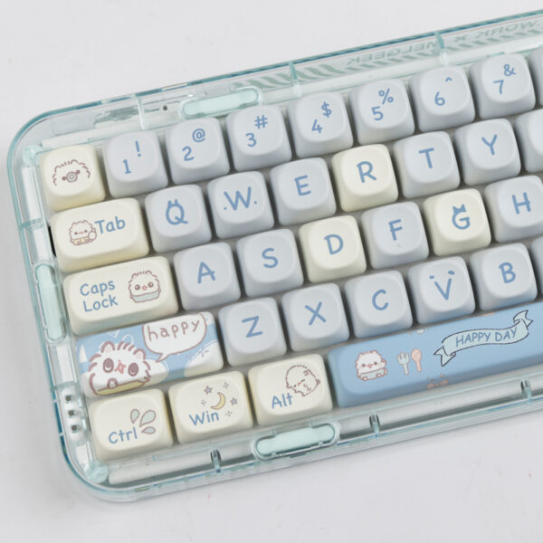 Suitable For Small Cat MOA Height Keycap Cute Meow Block Sublimation - immagine 7