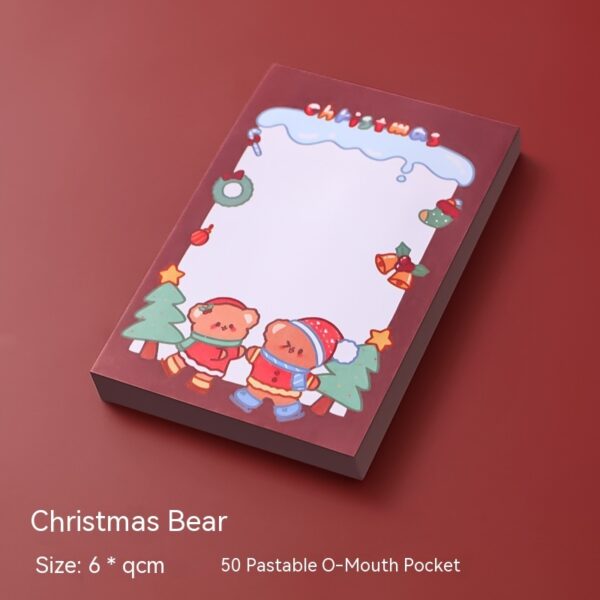 Cartoon Christmas Sticky Notes Student Stationery - immagine 9